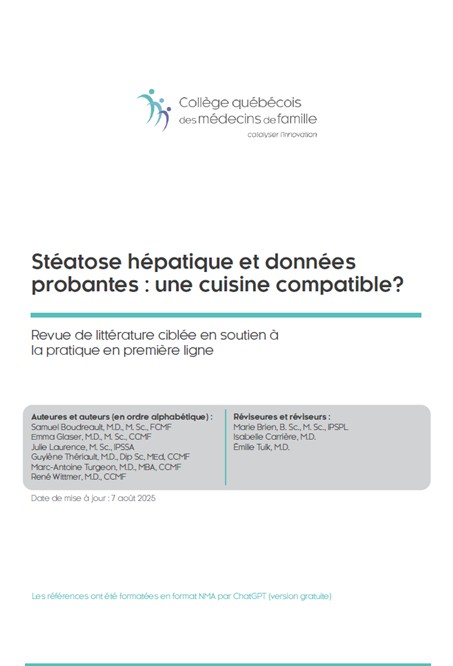Stéatose hépatique