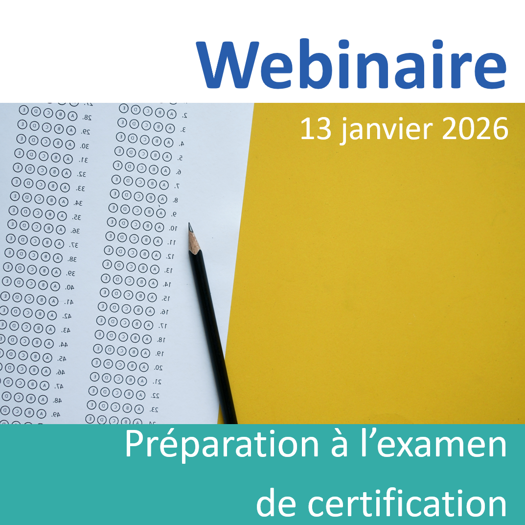 Webinaire : préparation à l’examen de certification